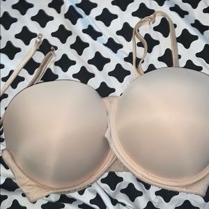Victoria Secret Nude Multi-way Push Up Bra 32DD